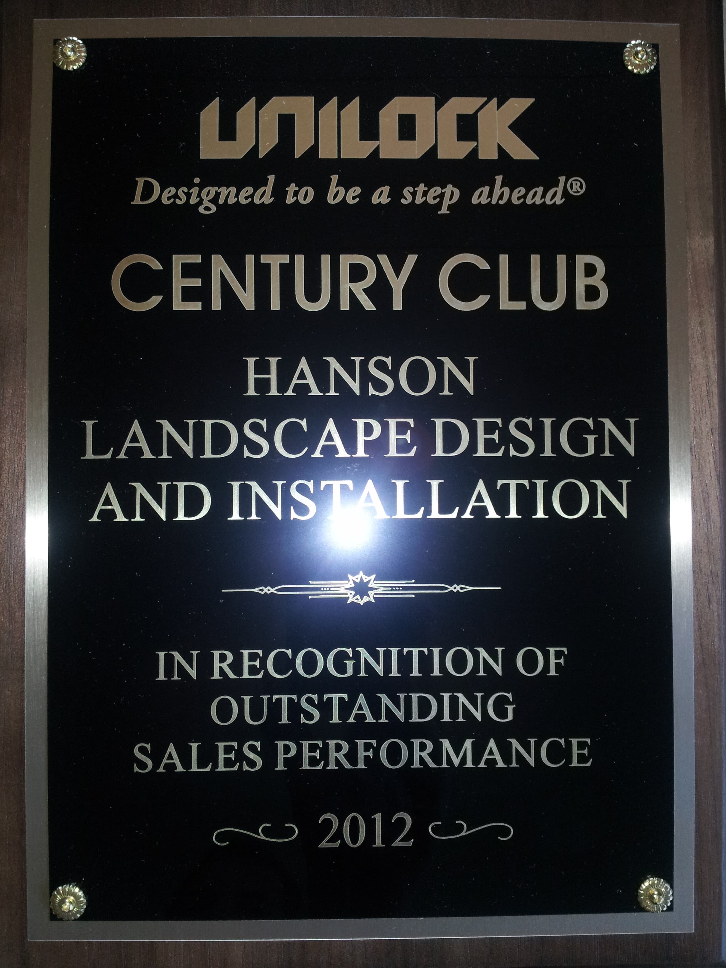 UNILOCK award